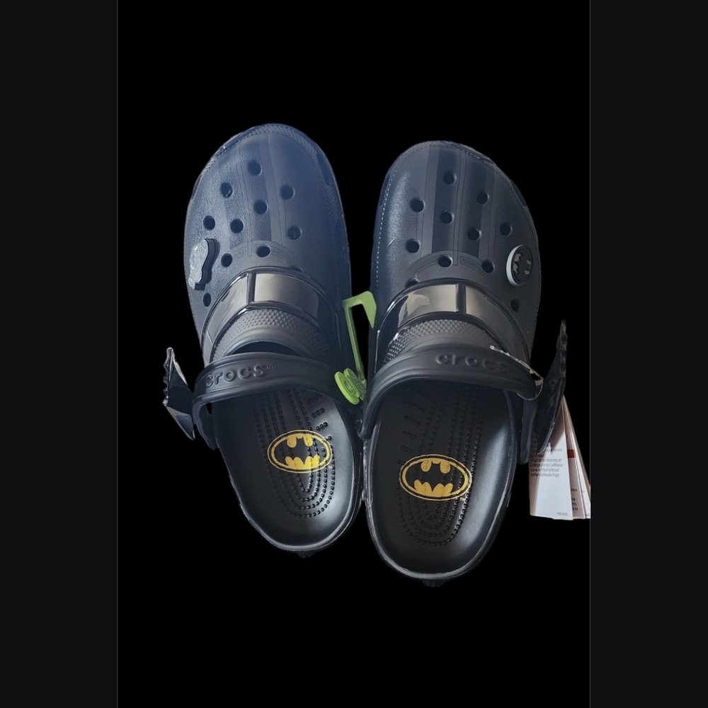 Batman Crocs Clogs in Black